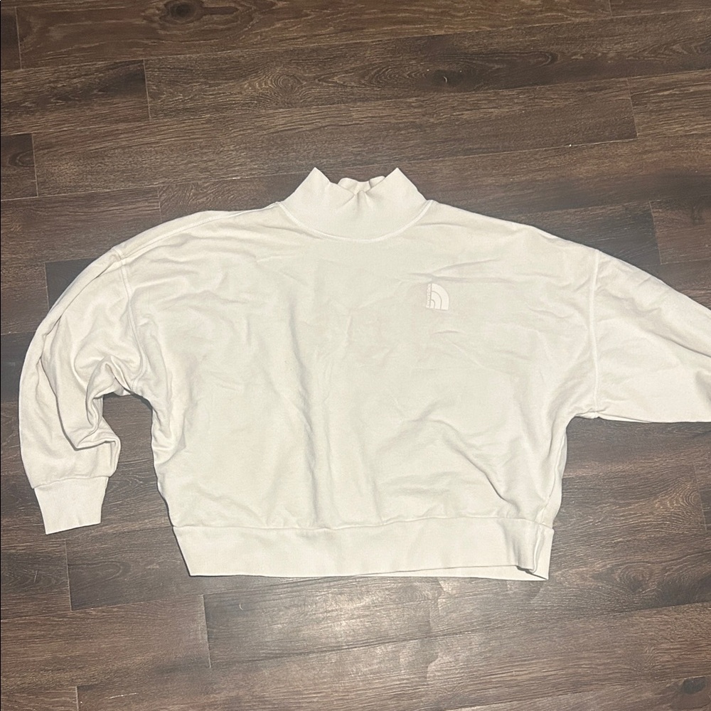 The North Face Women's Cream Turtleneck Sweater